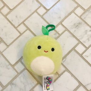 Ashley the Apple squishmallow keychain